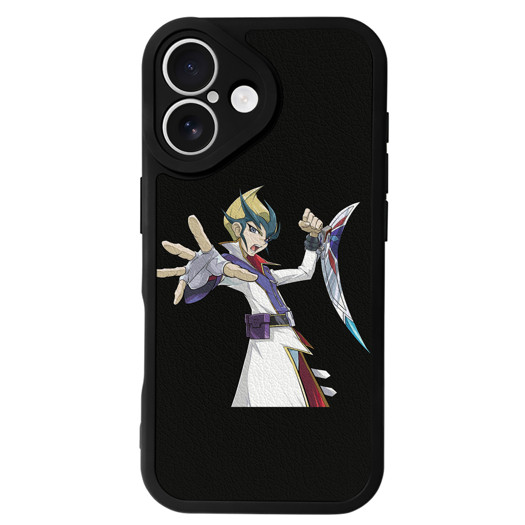 遊☆戯☆王 Yu-Gi-Oh! 【iPhone 16シリーズ対応】シリコンスマホケース（レザー調） 材質：シリコン